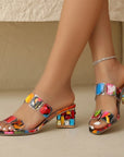 Jemima™ | MULTICOLOURED SANDALS WITH DOUBLE STRAPS