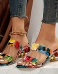 Jemima™ | MULTICOLOURED SANDALS WITH DOUBLE STRAPS