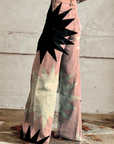 Rosa | Patterned Geometric Wide-Leg Pants