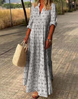 Amy™ | BELLY-COVERING BOHO DRESS