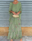 Emie™ | BELLY COVERING LAYERED BOHO DRESS