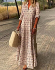 Amy™ | BELLY-COVERING BOHO DRESS