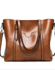 Ivy | LEATHER TOTE BAG
