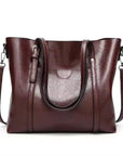 Ivy | LEATHER TOTE BAG