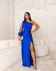 Harper™ | LUXURY SATIN EVENING DRESS