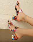 Jemima™ | MULTICOLOURED SANDALS WITH DOUBLE STRAPS