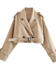 Darcy™ | LADIES CROPPED TRENCHCOAT