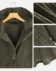 Flora™ | CORDUROY JACKET WITH HOOD