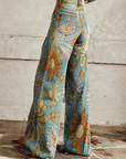 Lena | Vintage Blossom Wide-Leg Pants