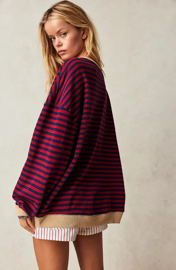 Saskia™ | STRIPED OVERSIZED JUMPER