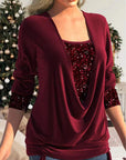 Dorothea™ | SEQUINS GLITTER TOP