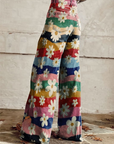 Nina | Retro Garden Wide-Leg Pants