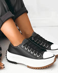 Angelique™ | LEATHER PLATFORM-SNEAKERS