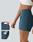 Mary™ | 2-IN-1 YOGA SHORTS WITH HIGH WAIST, BACK POCKET AND SIDE POCKET