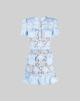 Felicity™ | SHORT SLEEVE EMBROIDERED FLORAL DRESS