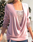 Dorothea™ | SEQUINS GLITTER TOP