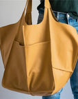 Sienna | OVERSIZED LEATHER TOTE BAG