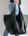 Sienna | OVERSIZED LEATHER TOTE BAG