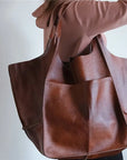 Sienna | OVERSIZED LEATHER TOTE BAG