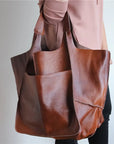 Sienna | OVERSIZED LEATHER TOTE BAG