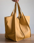 Sienna | OVERSIZED LEATHER TOTE BAG