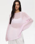 Lucinda™ | OVERSIZED TRANSPARANT LONG SLEEVE COVER UP