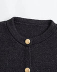 Alana™ | KNIT CARDIGAN WITH GOLDEN BUTTONS