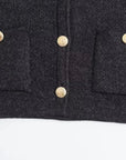 Alana™ | KNIT CARDIGAN WITH GOLDEN BUTTONS