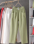 Amelia™ | LINEN BLEND TROUSERS