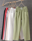 Amelia™ | LINEN BLEND TROUSERS