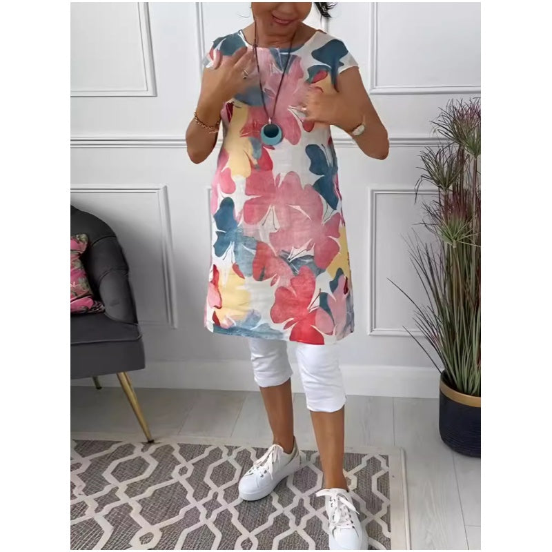 Darcy™ | COMFORTABLE DRESS WITH BUTTERFLY PRINT