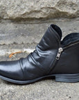 Miriam™ | ZIPPED LEATHER BOOTS